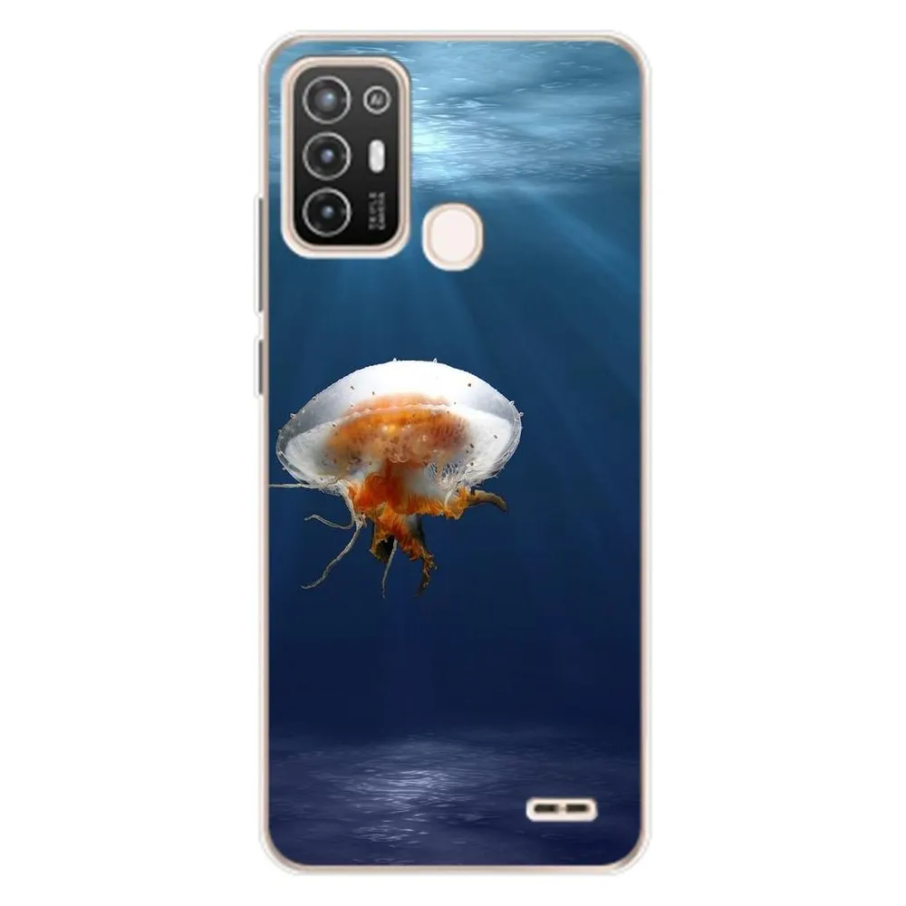 König Design Hülle Handy Schutz für ZTE Blade A52 Case Cover Tasche Bumper Etuis Backcover (ZTE Blade A52)