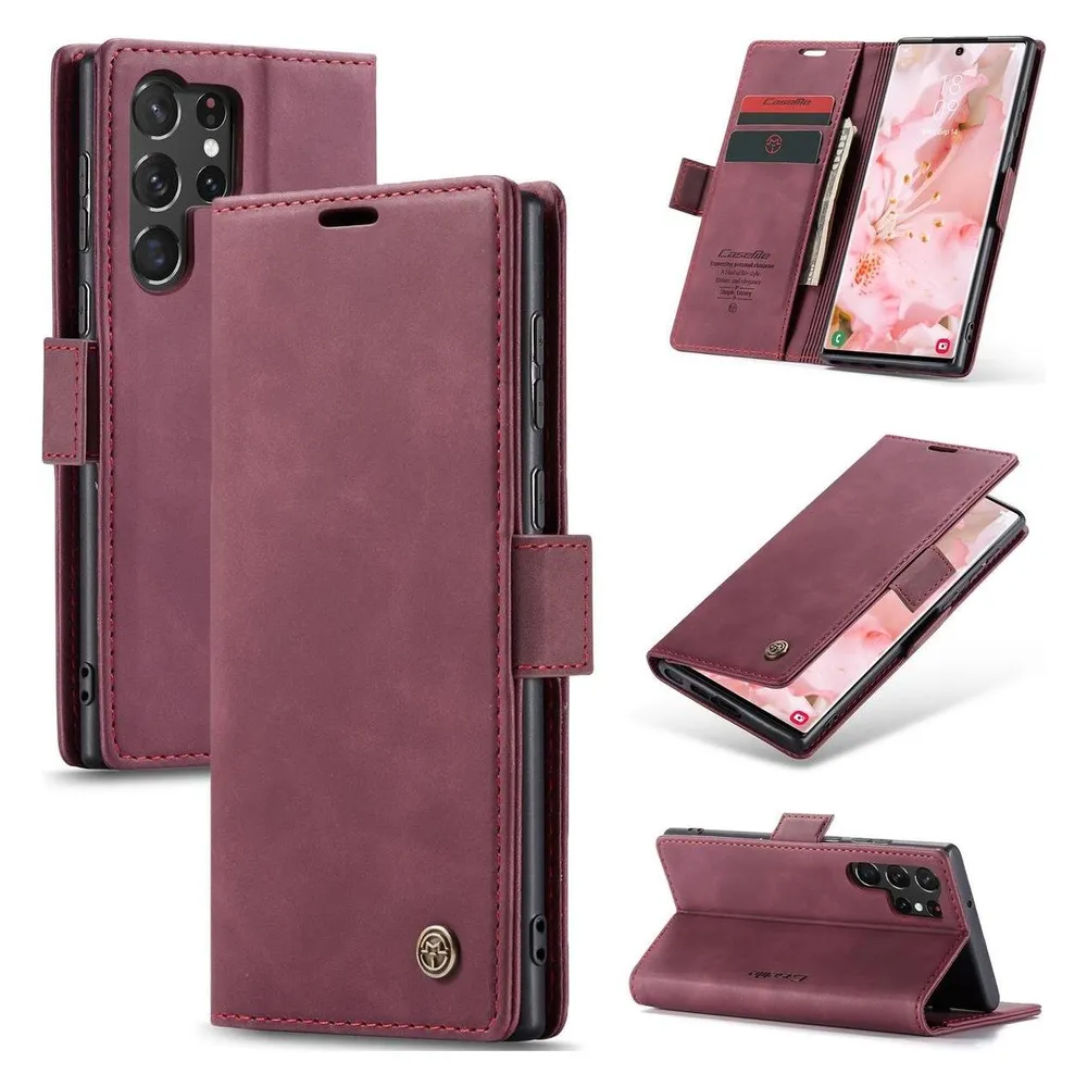 König Design Hülle Handy Schutz für Samsung Galaxy S23 Plus Ultra Case Cover Tasche Wallet (Samsung Galaxy S23 Ultra)