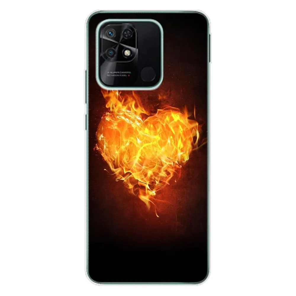 König Design Hülle Handy Schutz für Xiaomi Redmi 10C Case Cover Tasche Bumper Etuis TPU Neu (Xiaomi Redmi 10C)