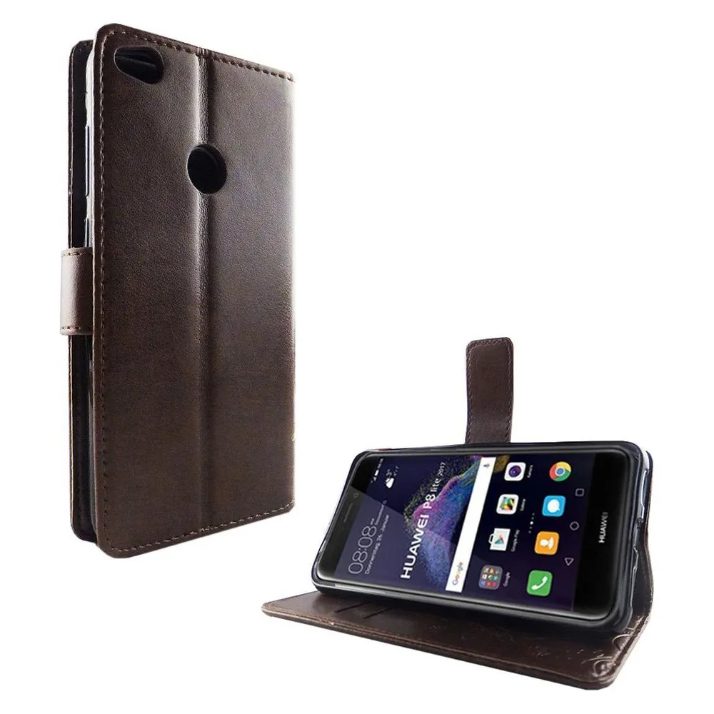 König Design Hülle Handy Schutz für Huawei P8 Lite 2017 Case Cover Tasche Wallet Etui Bumper (Huawei P8 Lite (2017))