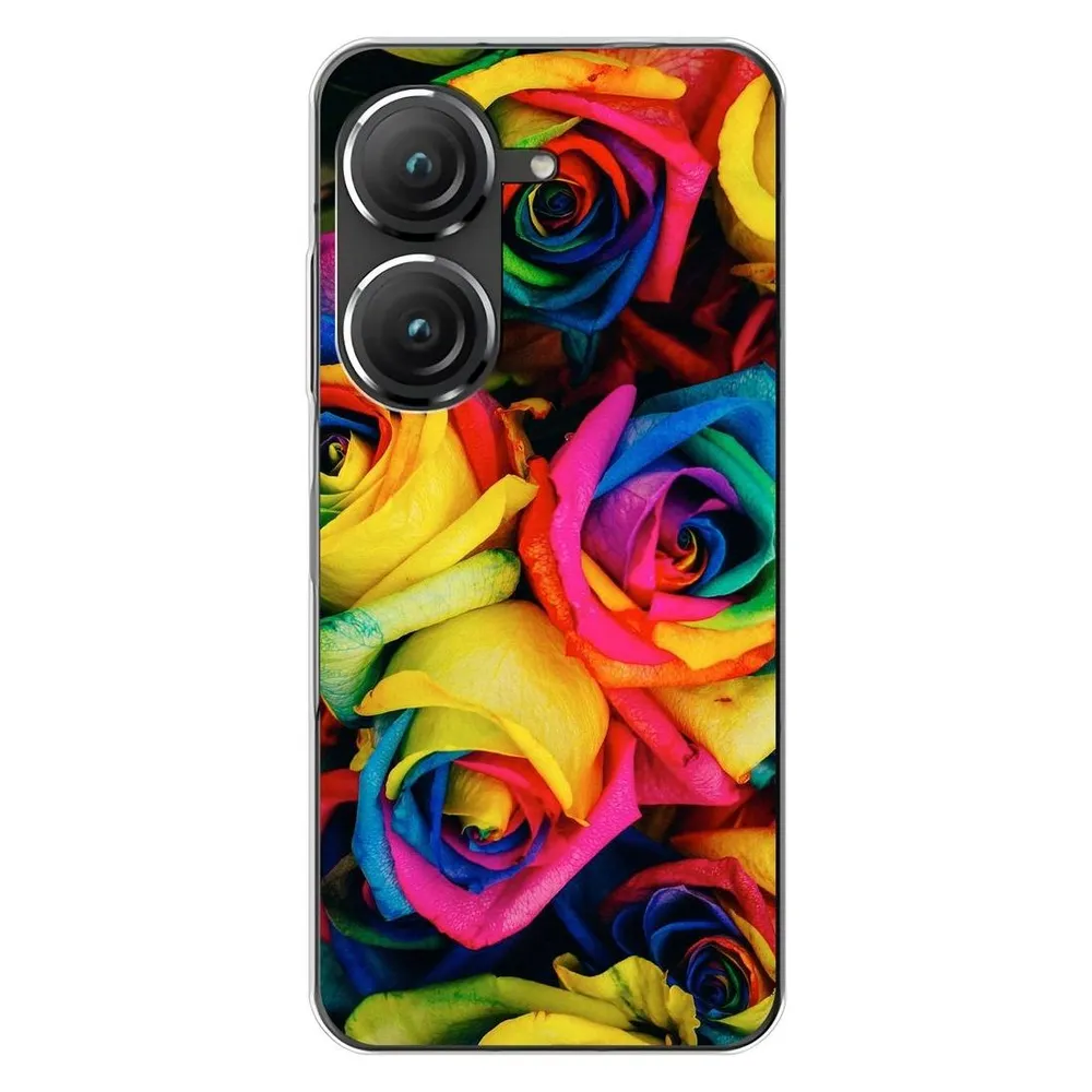 König Design Hülle Handy Schutz für Asus Zenfone 9 Case Cover Tasche Bumper Etuis TPU Neu (Asus Zenfone 9)