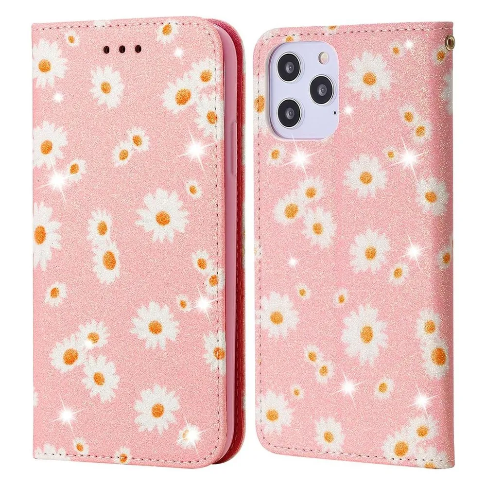 König Design Hülle Handy Schutz für Apple iPhone 12 Pro Max Case Flip Cover Tasche Etuis Rosa (Apple iPhone 12 Pro Max)