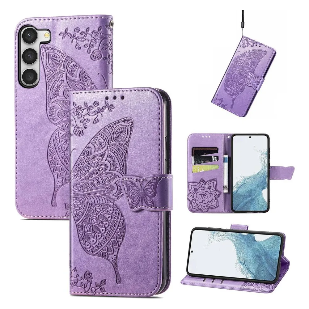 König Design Hülle Handy Schutz für Samsung Galaxy S23 Plus Ultra Case Cover Tasche Wallet (Samsung Galaxy S23+)
