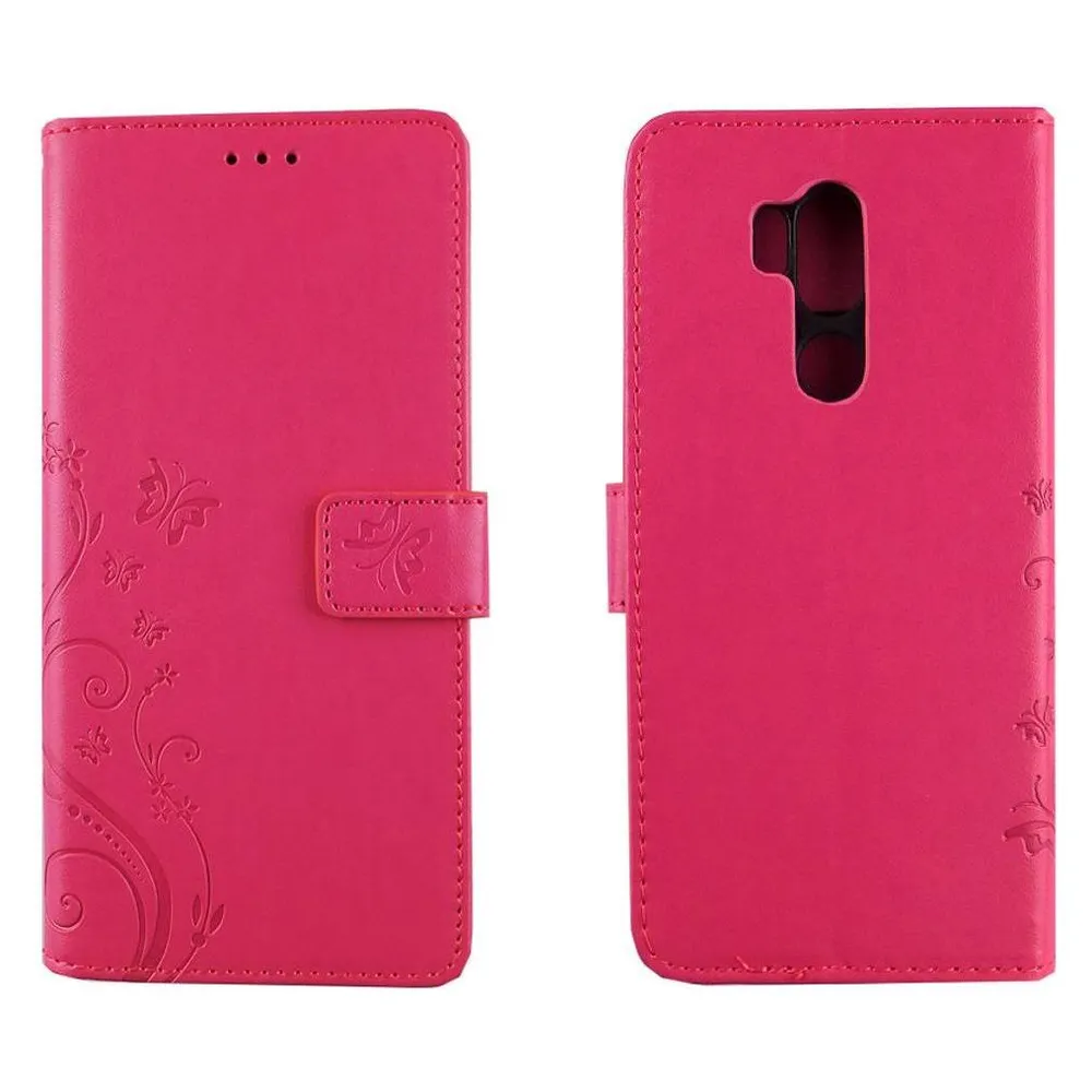 König Design Hülle Handy Schutz für LG G7 Case Cover Tasche Wallet Etui Handyhülle Bumper Neu (LG G7)