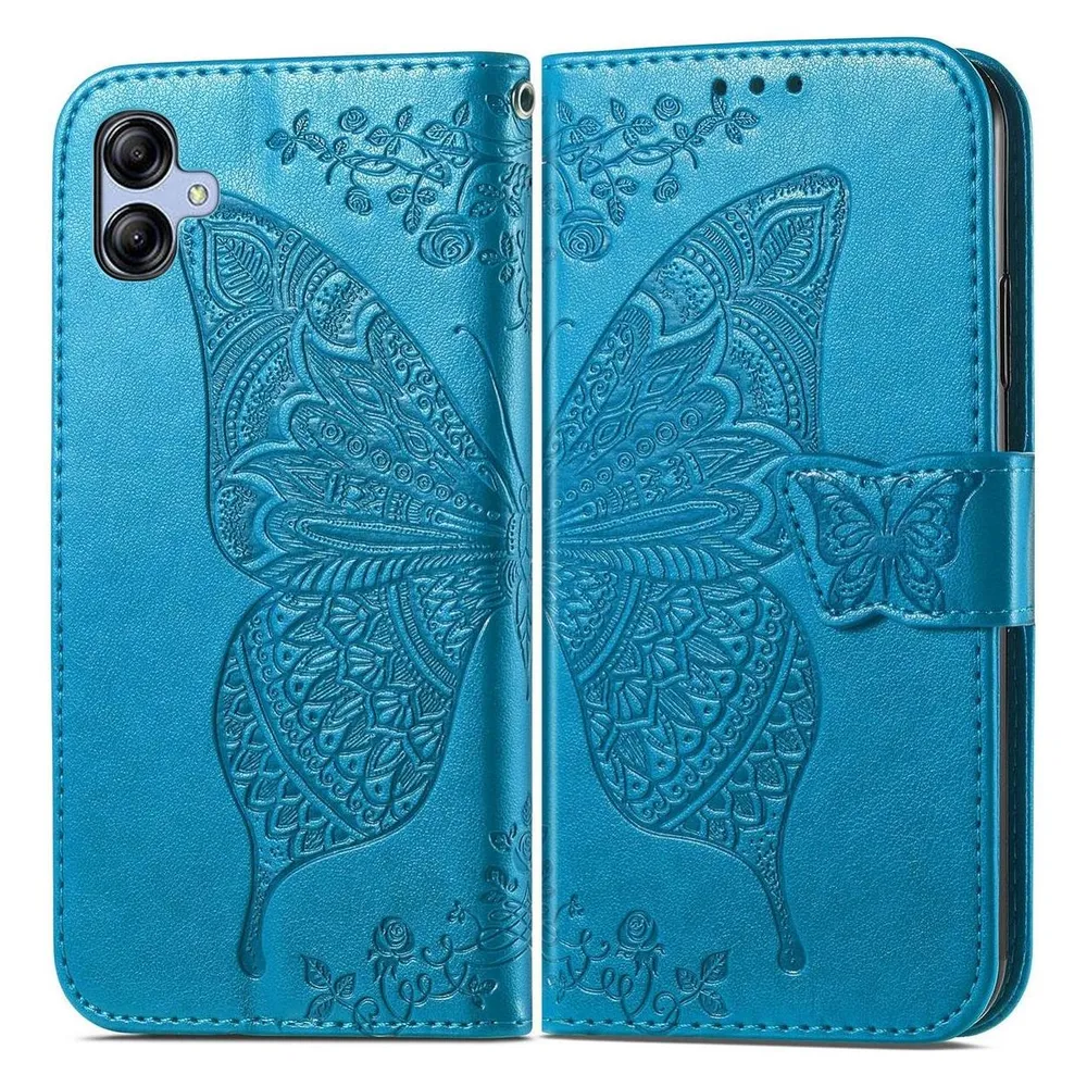 König Design Hülle Handy Schutz für Samsung Galaxy A04e F04 M04 Case Cover Tasche Wallet Etui (Samsung Galaxy A04e)