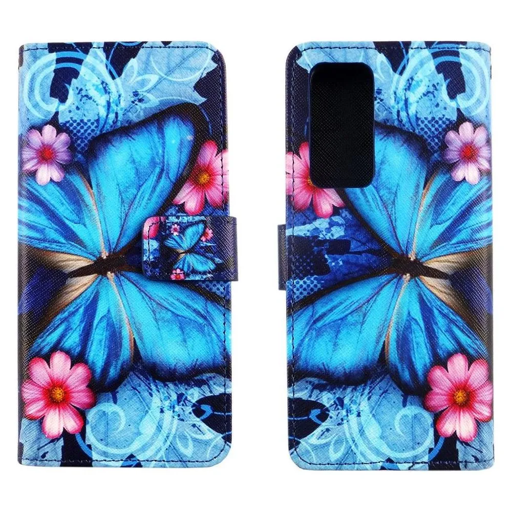 König Design Hülle Handy Schutz für Huawei P40 Case Cover Tasche Wallet Etui Handyhülle Neu (Huawei P40)