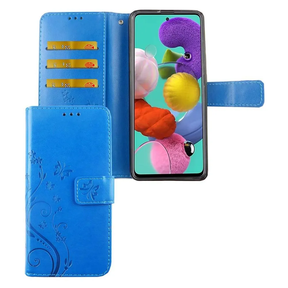 König Design Hülle Handy Schutz für Samsung Galaxy A71 Case Cover Tasche Wallet Etui Bumper (Samsung Galaxy A71)