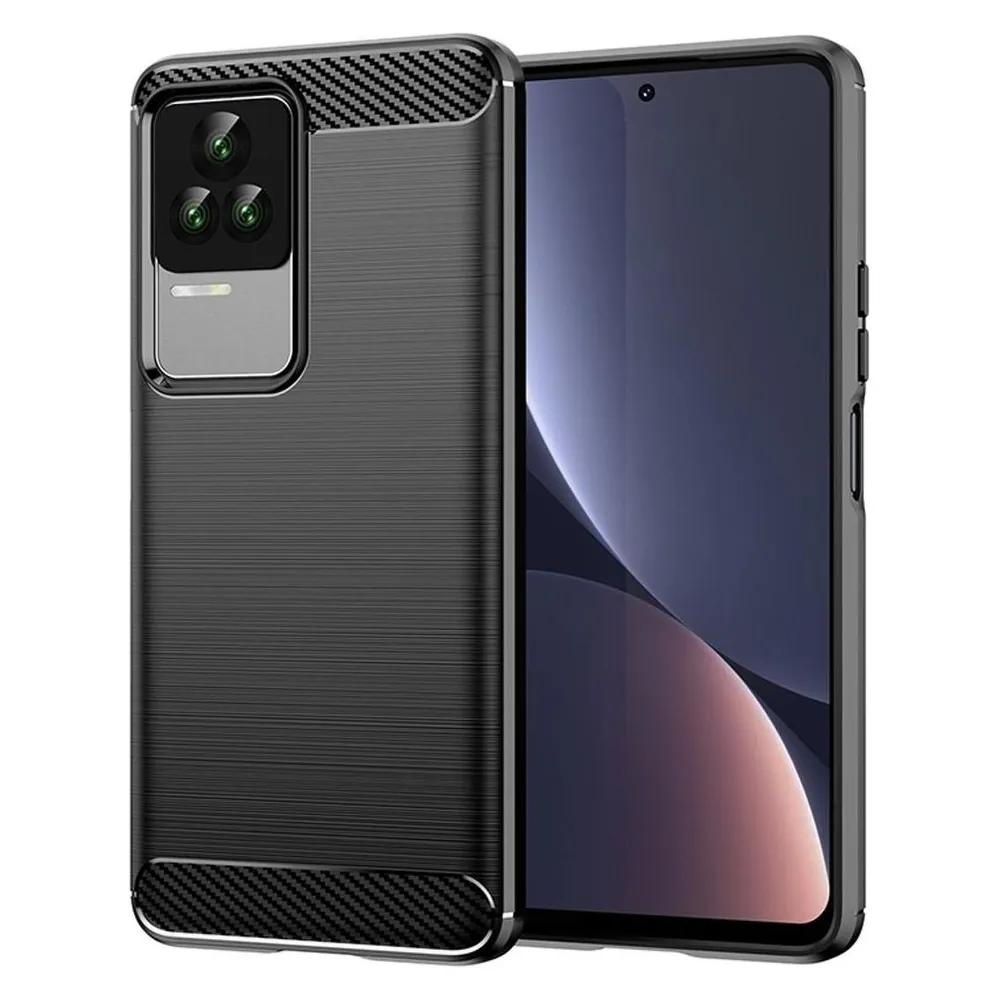 König Design Hülle Handy Schutz für Xiaomi Sony Samsung Case Cover Bumper Carbon Optik Etuis (Xiaomi Redmi K40s)