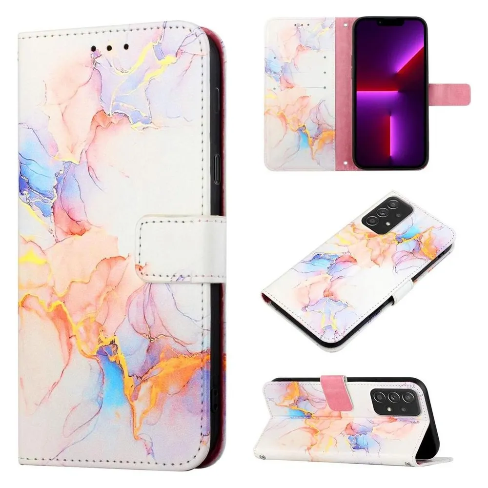 König Design Hülle Handy Schutz für Samsung Galaxy A23 Case Cover Tasche Wallet Etui 360 Grad (Samsung Galaxy A23)