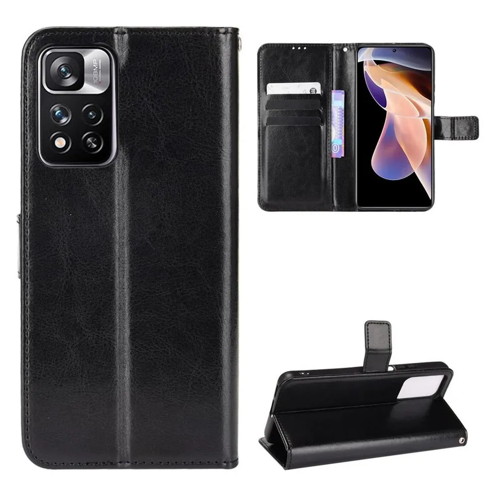 König Design Hülle Handy Schutz für Xiaomi Serie Case Cover Bumper Kartenfach Etuis Schale (Xiaomi Poco X4 NFC)