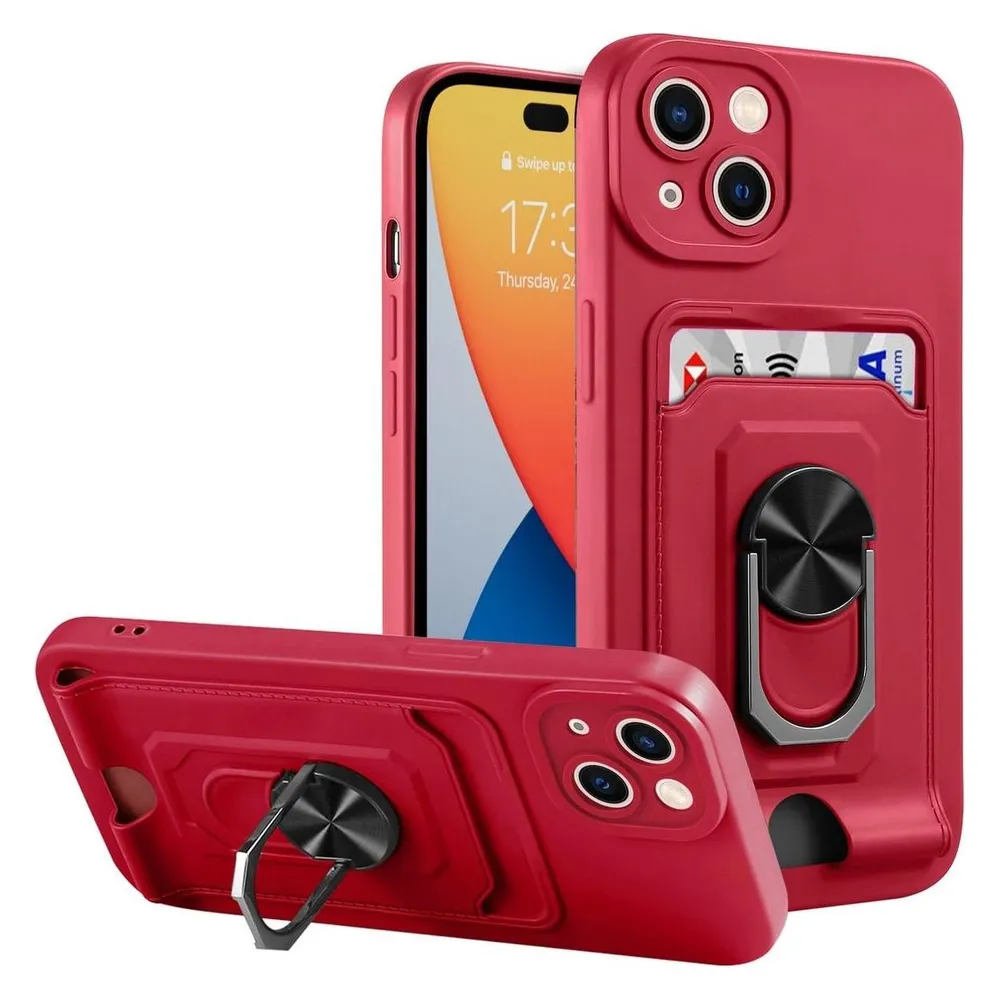König Design Hülle Handy Schutz für Apple iPhone 14 Serie Case Cover Tasche Etuis Kartenfach (Apple iPhone 14 Pro Max)