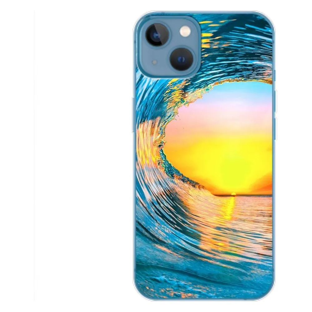 König Design Hülle Handy Schutz für Apple iPhone 14 Case Cover Tasche Bumper Etuis TPU Neu (Apple iPhone 14)