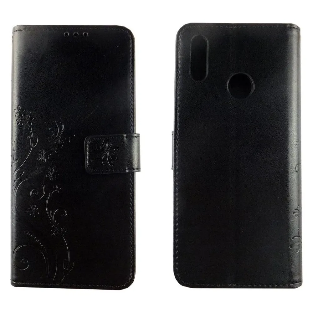 König Design Hülle Handy Schutz für Huawei Y7 (2019) Case Cover Tasche Wallet Etui Handyhülle (Huawei Y7 (2019))