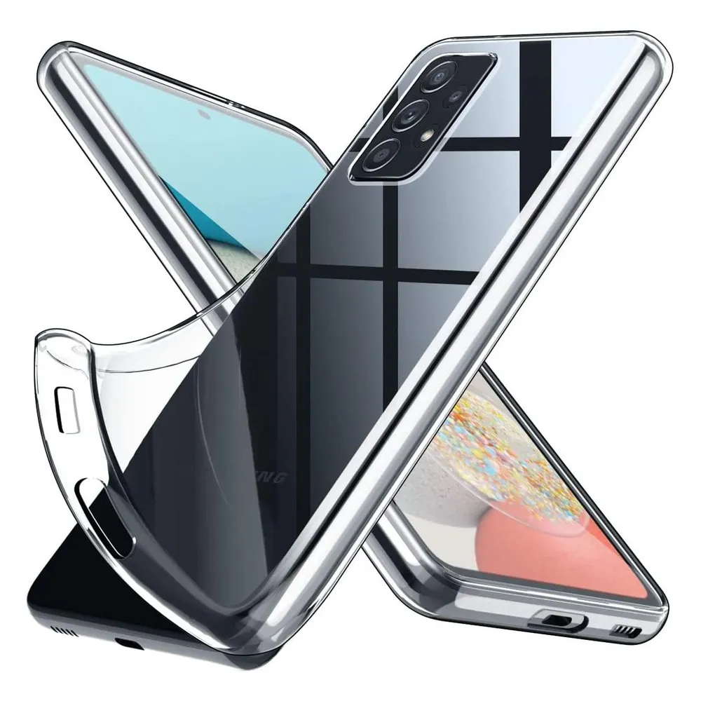 König Design Hülle Handy Schutz für Samsung Galaxy A53 5G Case Cover Tasche Etuis Transparent
