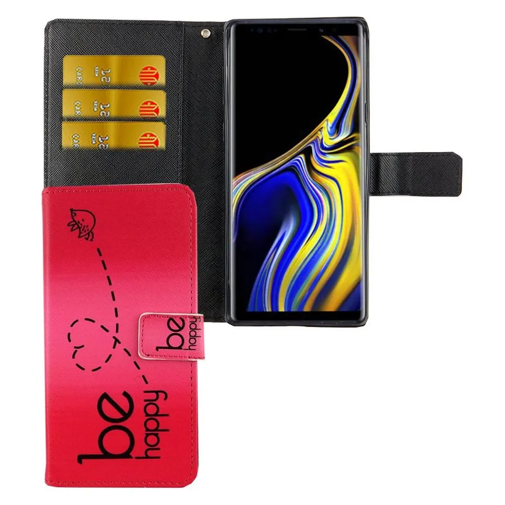 König Design Hülle Handy Schutz für Samsung Galaxy Note 9 Case Cover Tasche Wallet Etui Neu (Samsung Galaxy Note 9)
