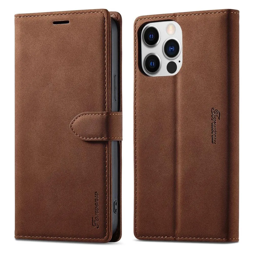 König Design Hülle Handy Schutz für Apple iPhone 14 Pro Plus Max Case Cover Tasche Wallet (Apple iPhone 14 Pro)