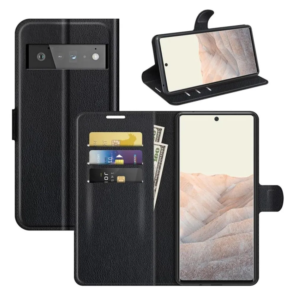 König Design Hülle Handy Schutz für Google Pixel 6 Pro Case Flip Cover Tasche Etuis Bumper (Google Pixel 6 Pro)