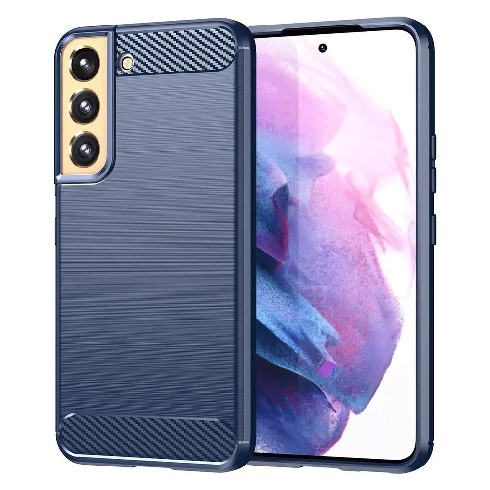 König Design Hülle Handy Schutz für Samsung Galaxy S23 Plus Ultra Case Cover Carbon Optik Neu (Samsung Galaxy S23)