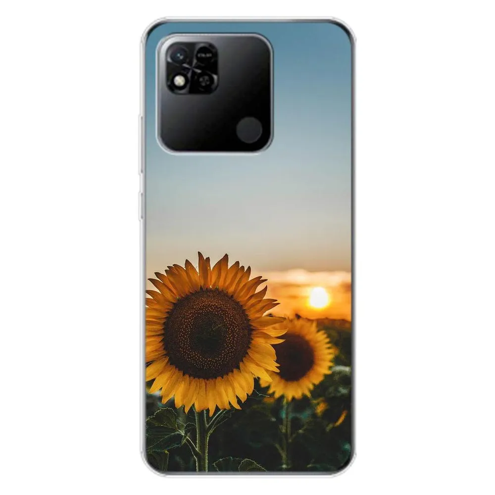 König Design Hülle Handy Schutz für Xiaomi Redmi 10A Case Cover Tasche Bumper Etuis TPU Neu (Xiaomi Redmi 10A)