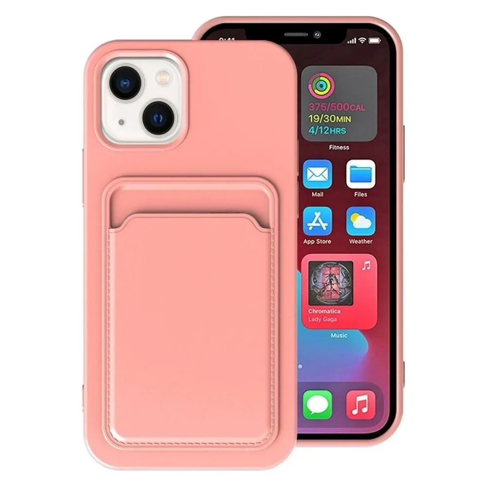 König Design Hülle Handy Schutz für Apple iPhone 14 Serie Case Cover Bumper Kartenfach Etuis (Apple iPhone 14 Plus)