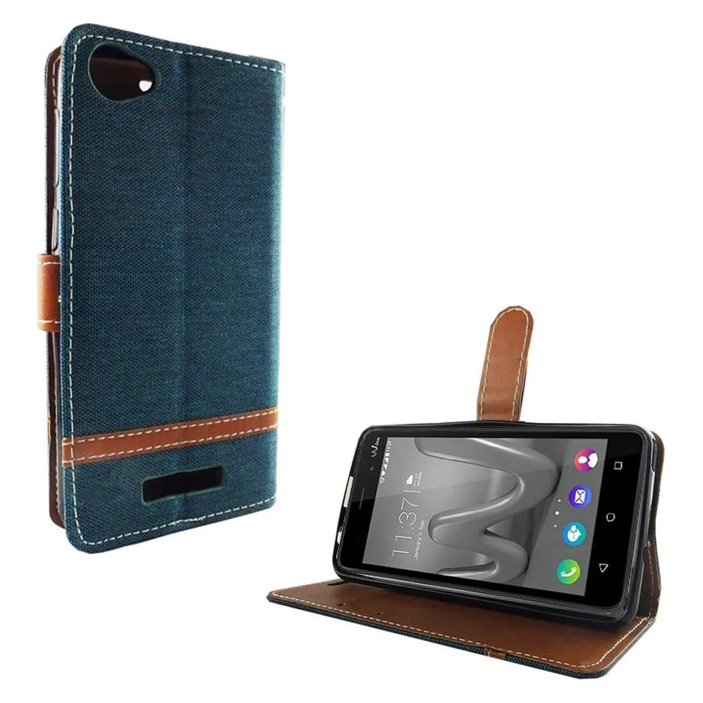 König Design Hülle Handy Schutz für Wiko Lenny 3 Max Case Cover Tasche Wallet Etui Handyhülle (Wiko Lenny 3 Max)