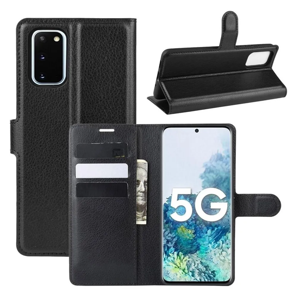 König Design Hülle Handy Schutz für Samsung Galaxy S20 FE Case Cover Tasche Etuis Schwarz Neu