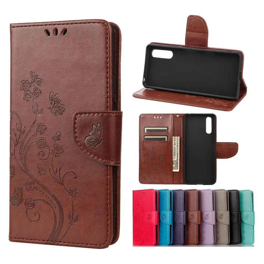 König Design Hülle Handy Schutz für Sony Xperia 10 III Case Cover Tasche Etuis Bumper Braun