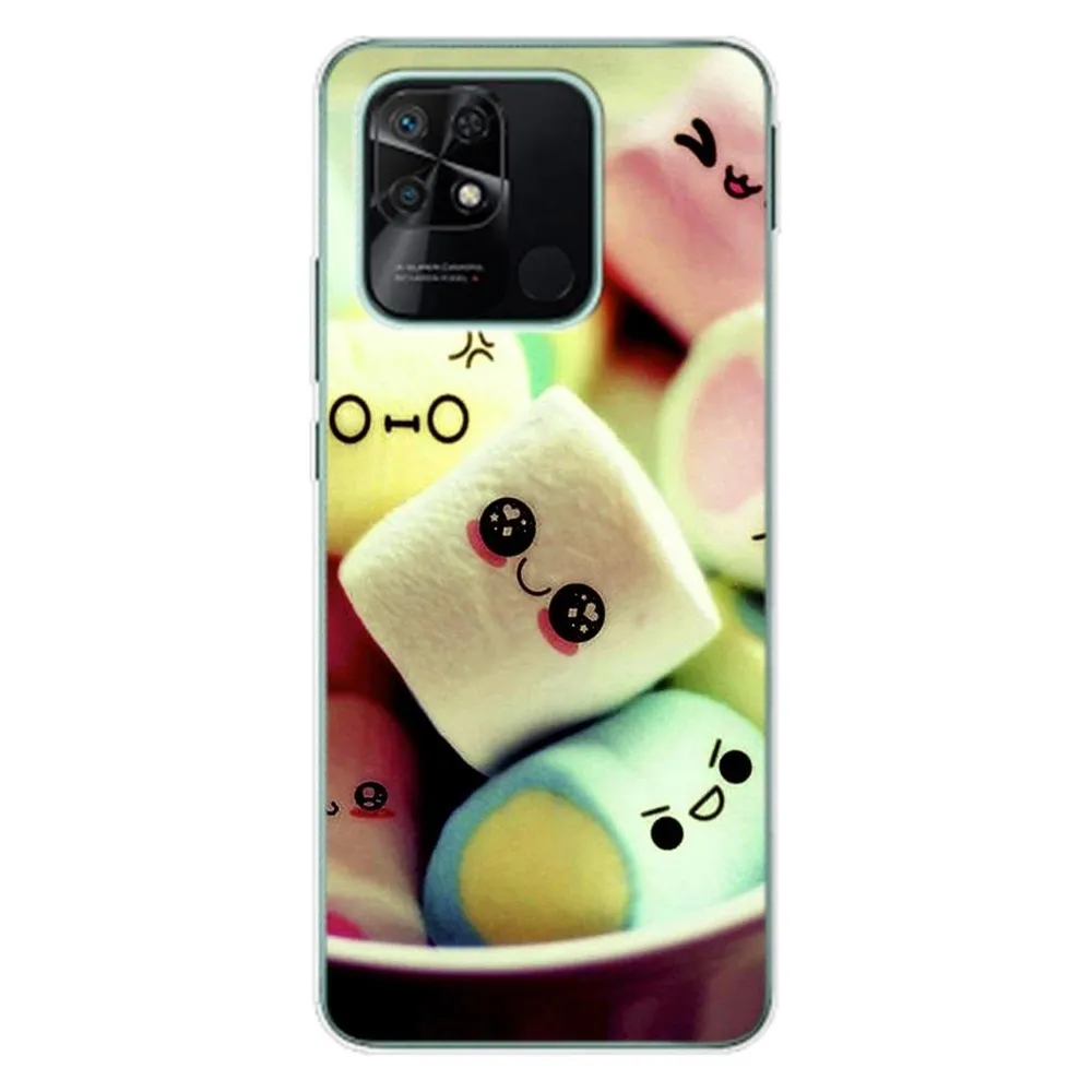 König Design Hülle Handy Schutz für Xiaomi Redmi 10C Case Cover Tasche Bumper Etuis TPU Neu (Xiaomi Redmi 10C)