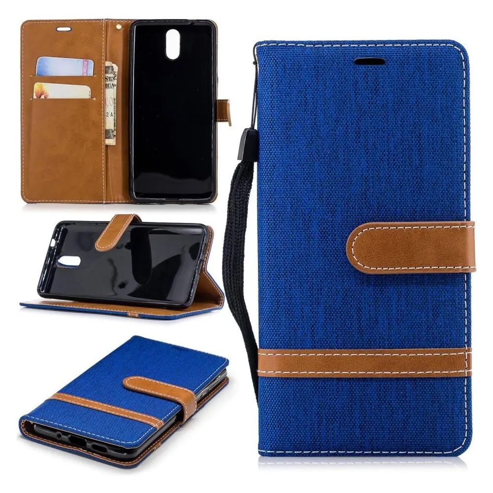 König Design Hülle Handy Schutz für Nokia 3.1 Case Cover Tasche Wallet Etui Handyhülle Bumper (Nokia 3.1)