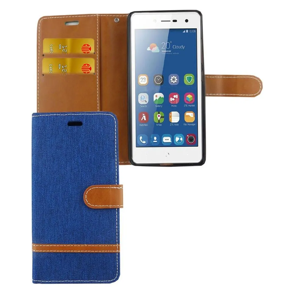 König Design Hülle Handy Schutz für ZTE Blade L7 Case Cover Tasche Wallet Etui Handyhülle Neu (ZTE Blade L7)