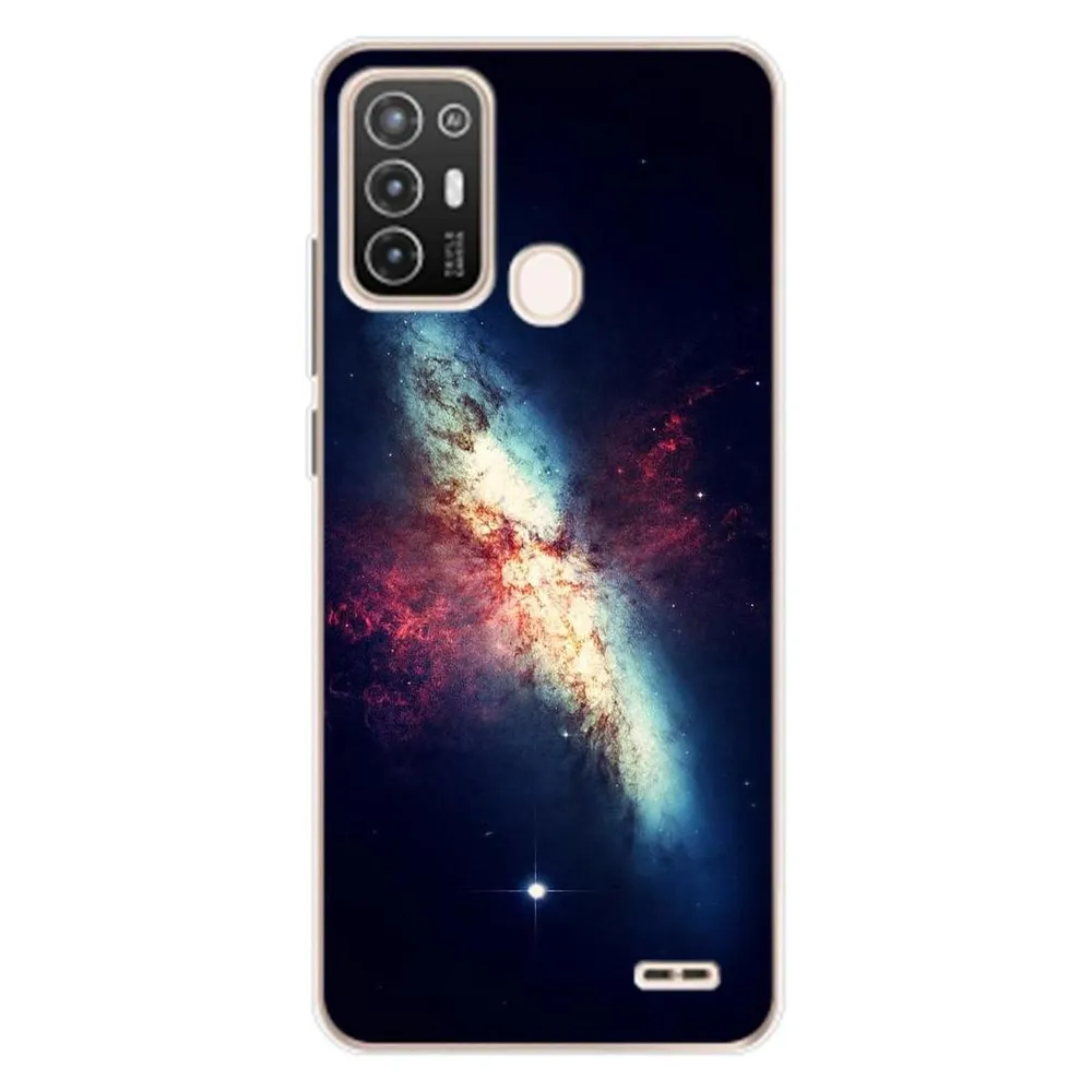 König Design Hülle Handy Schutz für ZTE Blade A52 Case Cover Tasche Bumper Etuis Backcover (ZTE Blade A52)