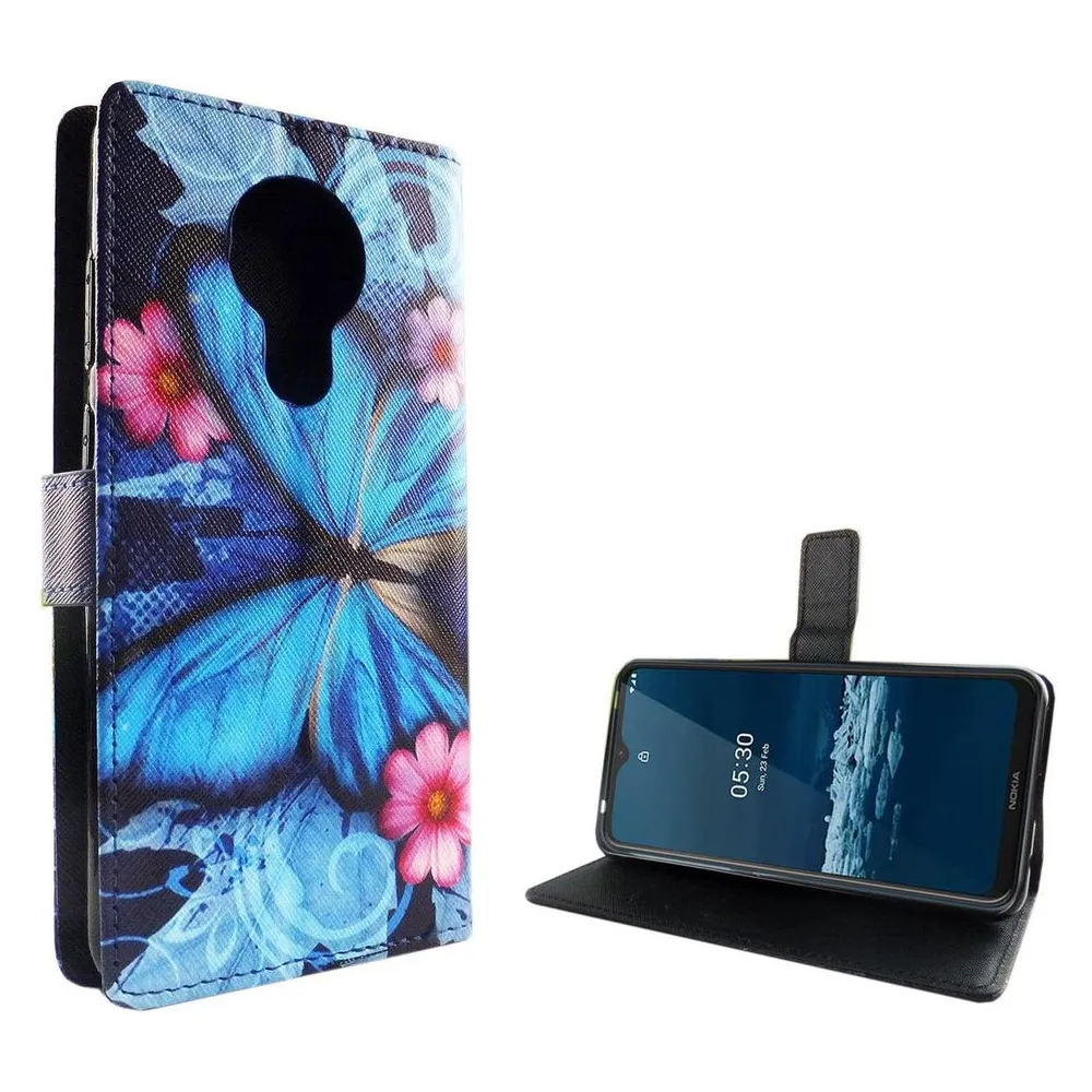 König Design Hülle Handy Schutz für Nokia 5.3 Case Cover Tasche Wallet Etui Handyhülle Bumper (Nokia 5.3)