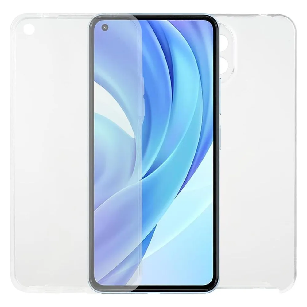 König Design Hülle Handy Schutz für Xiaomi Mi 11 Lite Case Cover Tasche Bumper Transparent