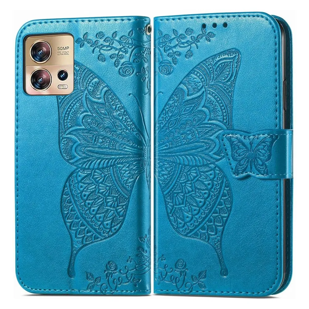 König Design Hülle Handy Schutz für Motorola Edge 30 Fusion Case Cover Tasche Etuis Wallet (Motorola Edge 30 Fusion)