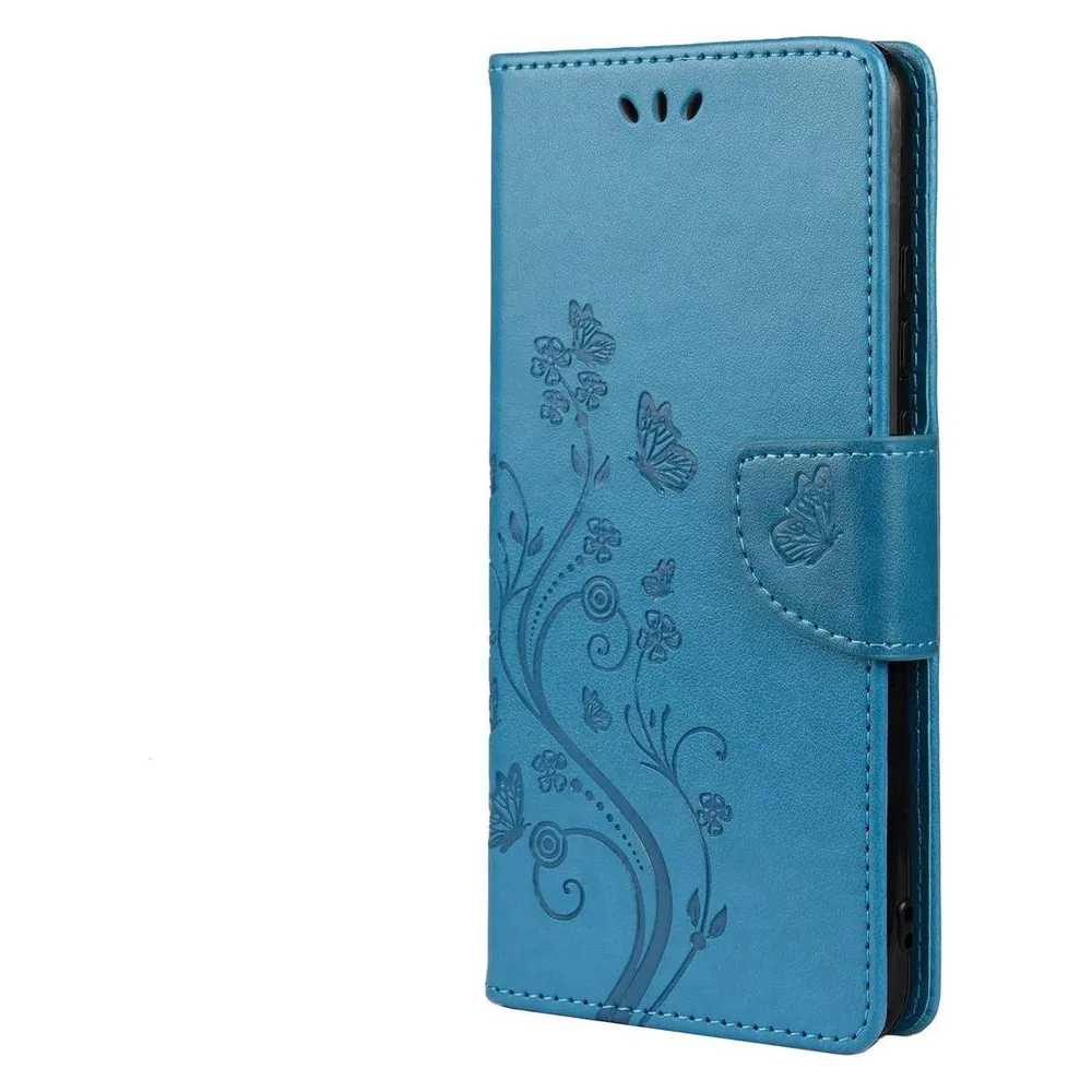 König Design Hülle Handy Schutz für Xiaomi Redmi Note 10 5G Case Flip Cover Tasche Etuis Blau (Xiaomi Redmi Note 10 5G)