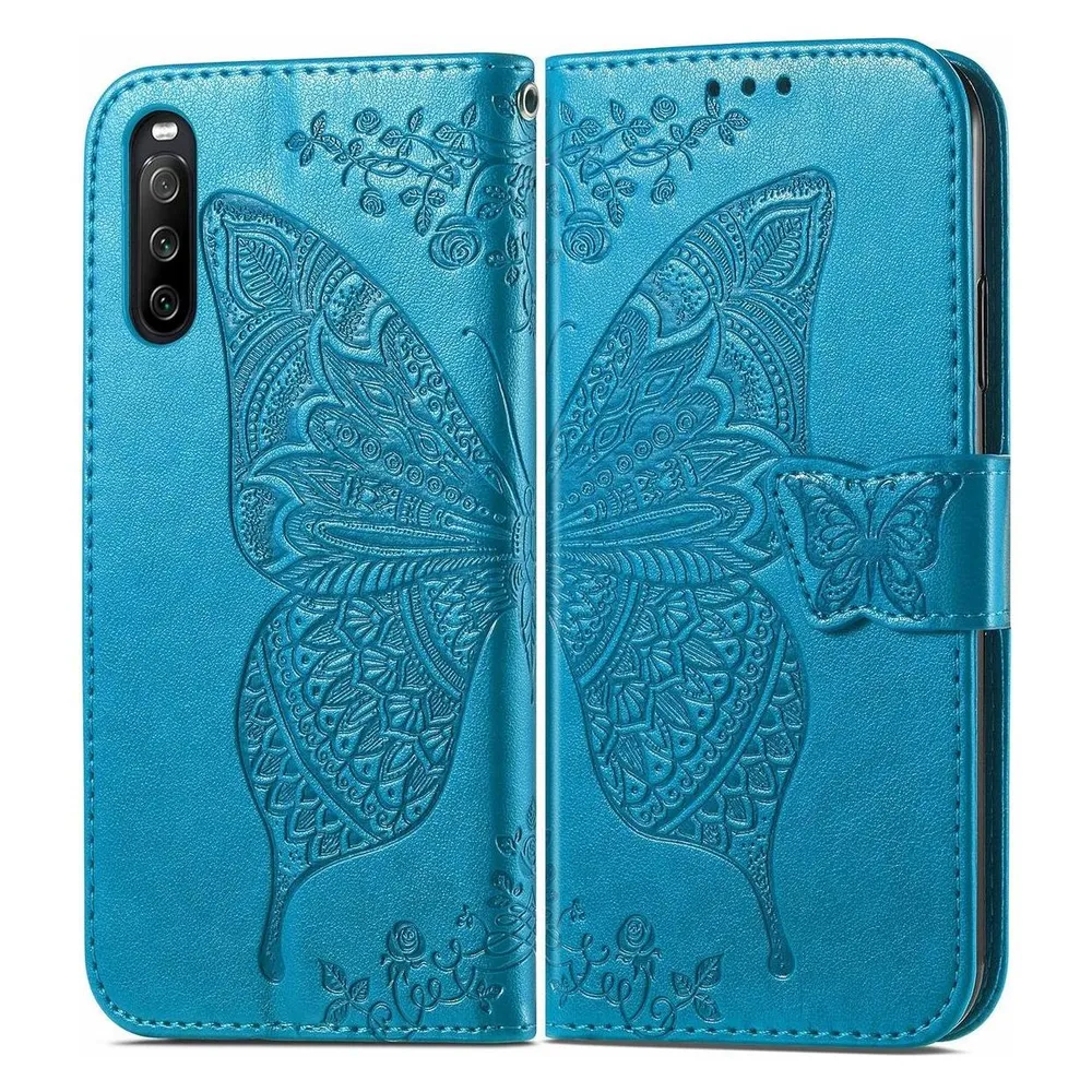 König Design Hülle Handy Schutz für Sony Xperia 10 III Case Flip Cover Tasche Etuis Bumper (Sony Xperia 10 III)