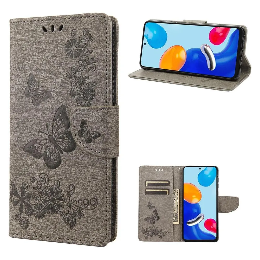 König Design Hülle Handy Schutz für Xiaomi Redmi Note 11 Case Cover Tasche Etui Bumper Wallet (Xiaomi Redmi Note 11)