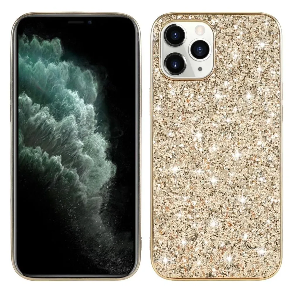 König Design Hülle Handy Schutz für Apple iPhone 12 Case Cover Tasche Etuis Bumper Gold Neu