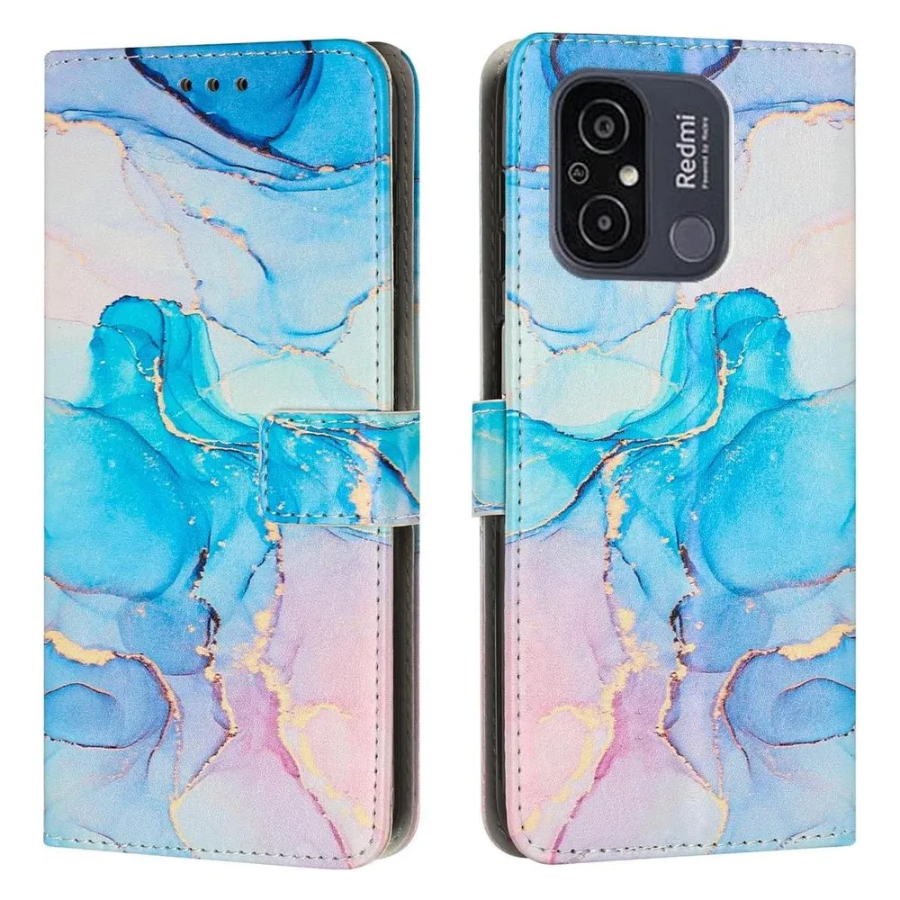 König Design Hülle Handy Schutz für Samsung Galaxy A04e A34 A54 Case Cover Marmor Tasche Etui (Xiaomi Redmi 11A)