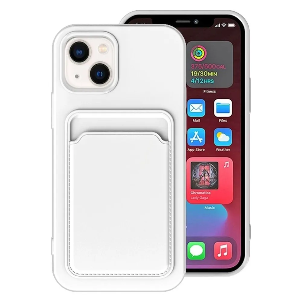 König Design Hülle Handy Schutz für Apple iPhone 14 Serie Case Cover Bumper Kartenfach Etuis (Apple iPhone 14)