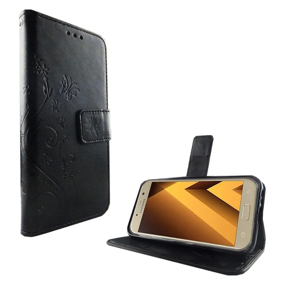 König Design Hülle Handy Schutz für Samsung Galaxy A3 (2017) Case Cover Tasche Wallet Etui (Samsung Galaxy A3 (2017))