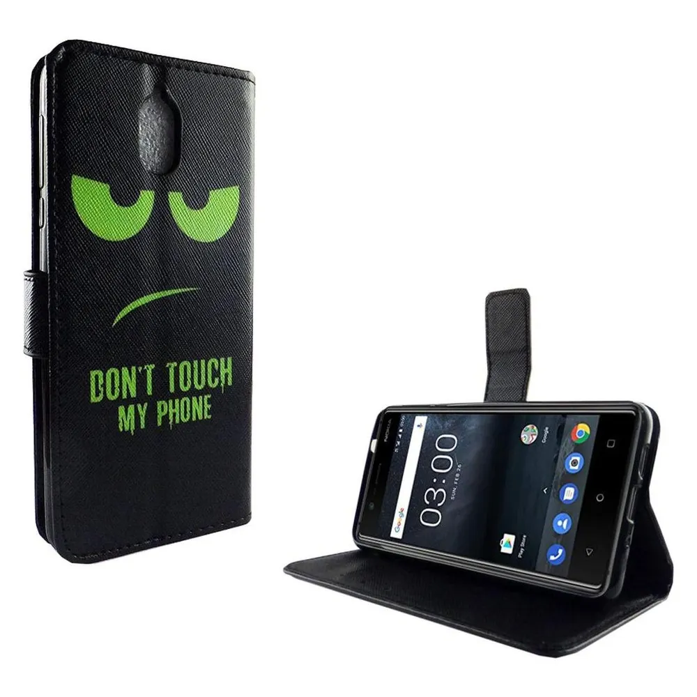 König Design Hülle Handy Schutz für Nokia 3.1 Case Cover Tasche Wallet Etui Handyhülle Bumper (Nokia 3.1)