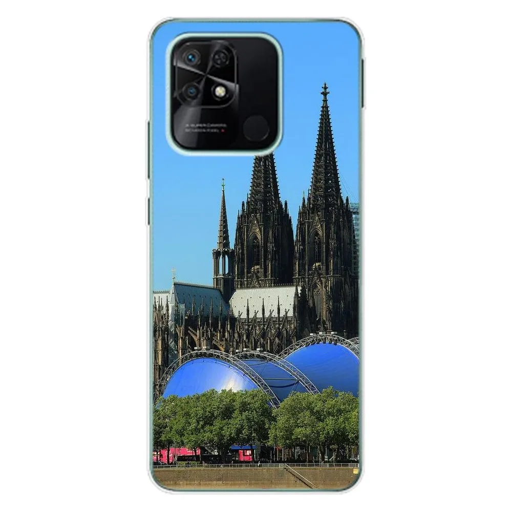 König Design Hülle Handy Schutz für Xiaomi Redmi 10C Case Cover Tasche Bumper Etuis TPU Neu (Xiaomi Redmi 10C)