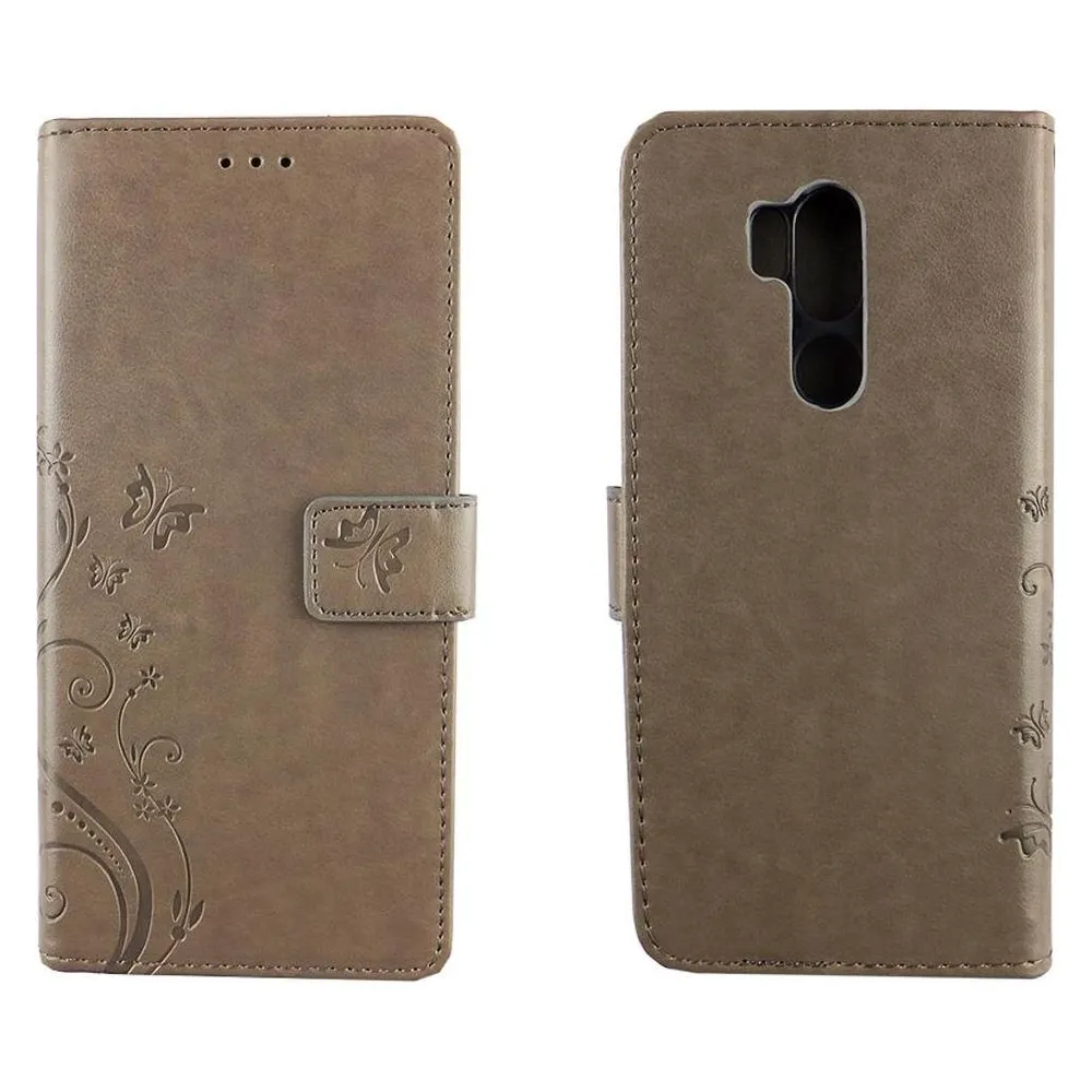 König Design Hülle Handy Schutz für LG G7 Case Cover Tasche Wallet Etui Handyhülle Bumper Neu (LG G7)