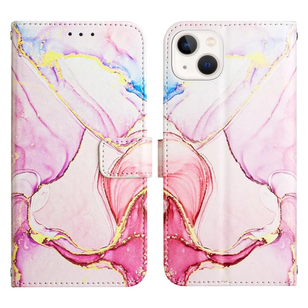 König Design Hülle Handy Schutz für Apple iPhone 13 Case Cover Tasche Wallet Etuis 360 Grad (Apple iPhone 13)