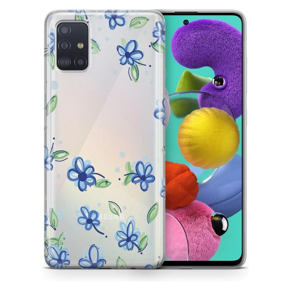 König Design Hülle Handy Schutz für Samsung Galaxy A20 Case Cover Tasche Bumper Etuis TPU Neu (Samsung Galaxy A20)