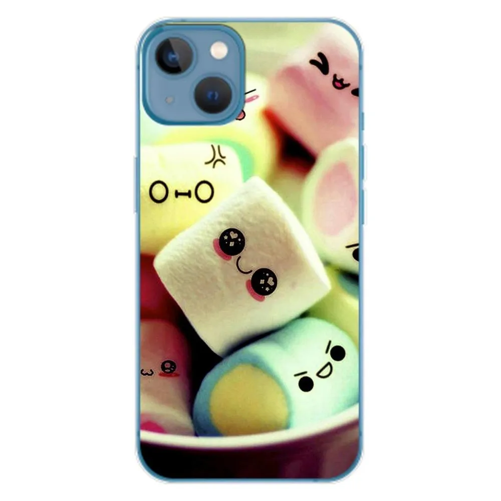 König Design Hülle Handy Schutz für Apple iPhone 14 Case Cover Tasche Bumper Etuis TPU Neu (Apple iPhone 14)