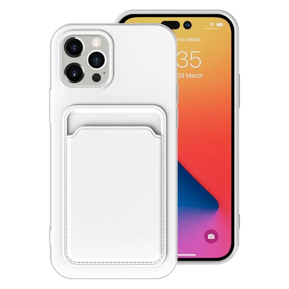 König Design Hülle Handy Schutz für Apple iPhone 14 Serie Case Cover Bumper Kartenfach Etuis (Apple iPhone 14 Pro)