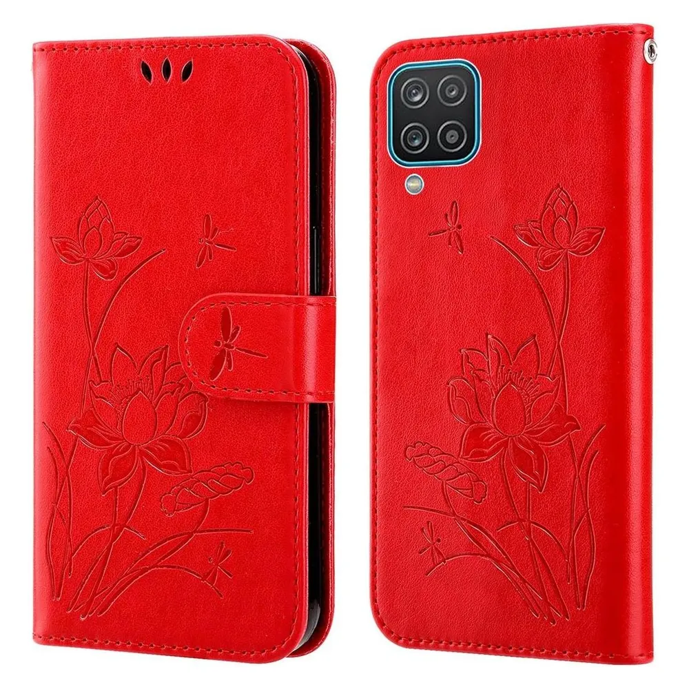 König Design Hülle Handy Schutz für Samsung Galaxy A12 Case Cover Tasche Etuis Bumper Wallet (Samsung Galaxy A12)