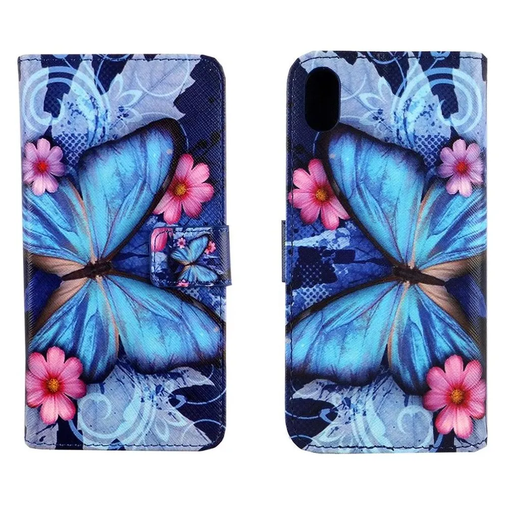 König Design Hülle Handy Schutz für Apple iPhone XS Case Cover Tasche Wallet Etui Handyhülle (Apple iPhone XS)